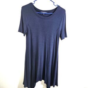 One Clothing Dress Blue Women’s Size Small Asymmetrical Hem Pullover stretch